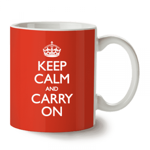 Bild Keep calm and carry on – Tasse