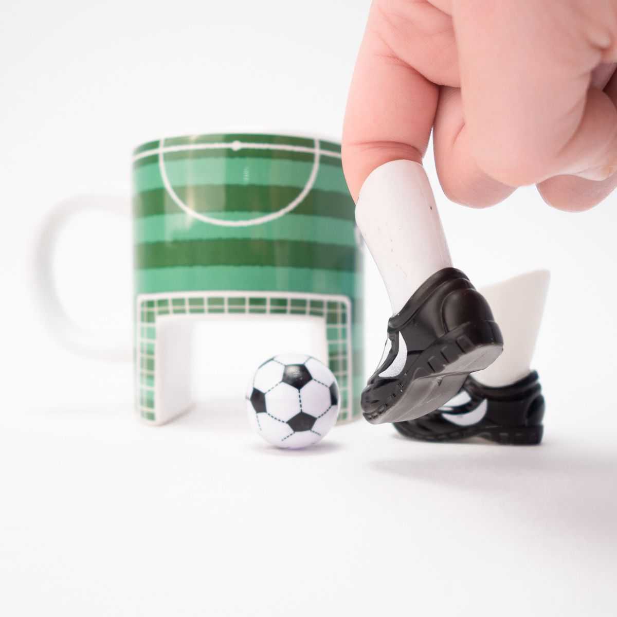 Bild Fußball Kaffeebecher