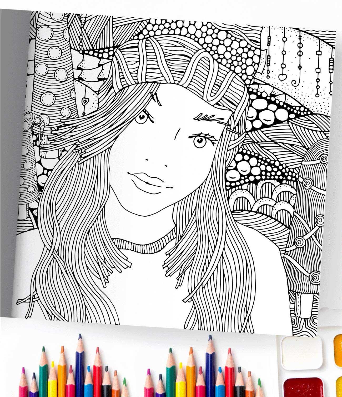 Bild Kreatives Malbuch für Mädchen