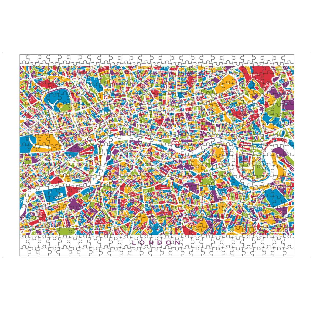 Bild London Street Map Puzzle